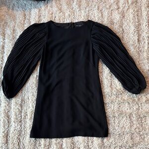 White House Black Market Black Long Sleeve Dress